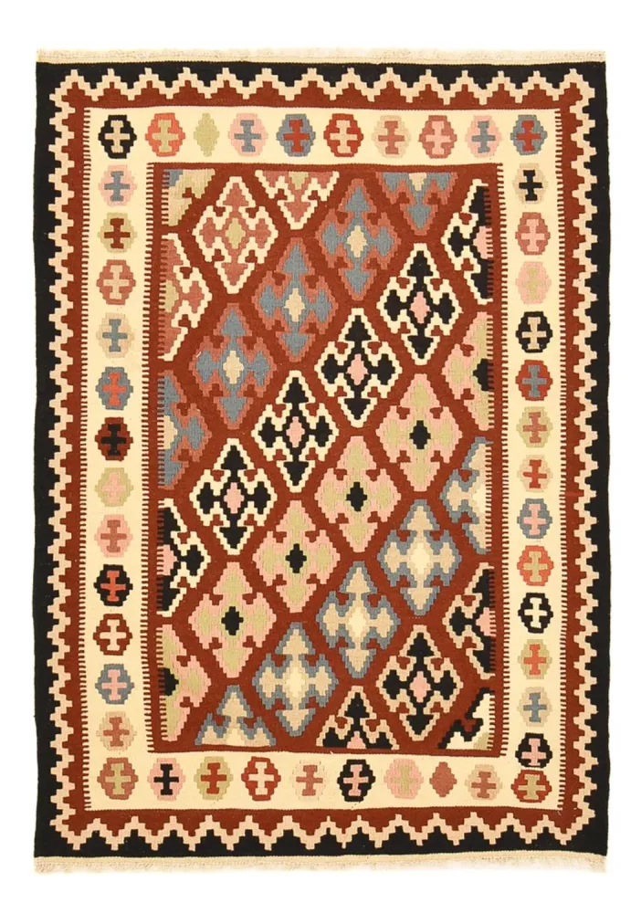 Kelimteppe - Orientalsk - 150 x 106 cm - flerfarget