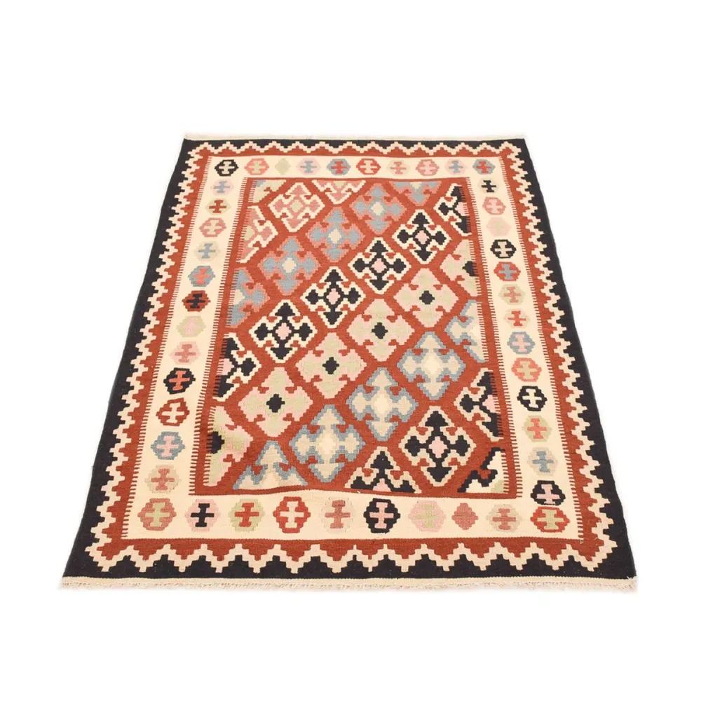 Kelimteppe - Orientalsk - 150 x 106 cm - flerfarget