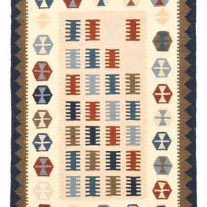 Kelimteppe - Orientalsk - 150 x 98 cm - flerfarget