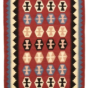 Kelimteppe - Orientalsk - 150 x 98 cm - flerfarget