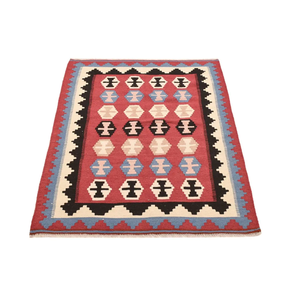 Kelimteppe - Orientalsk - 150 x 98 cm - flerfarget