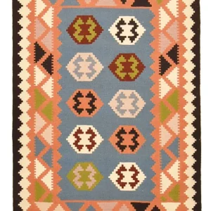 Kelimteppe - Orientalsk - 152 x 104 cm - flerfarget