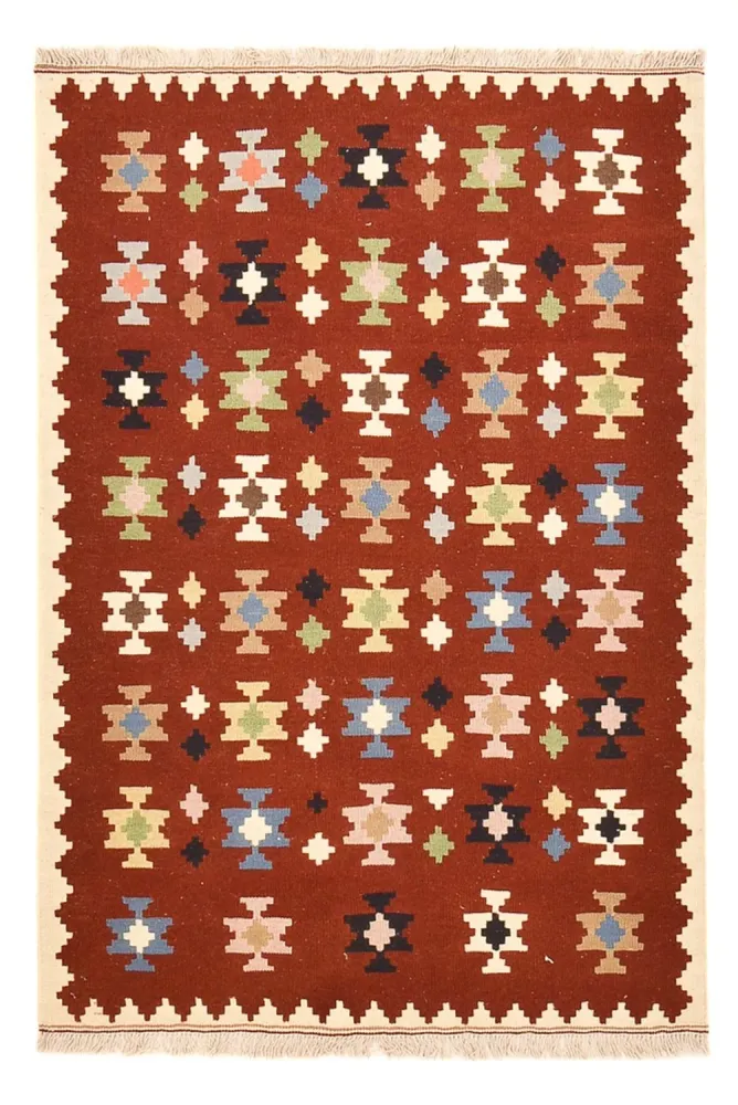 Kelimteppe - Orientalsk - 153 x 105 cm - flerfarget
