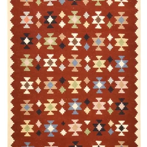 Kelimteppe - Orientalsk - 153 x 105 cm - flerfarget