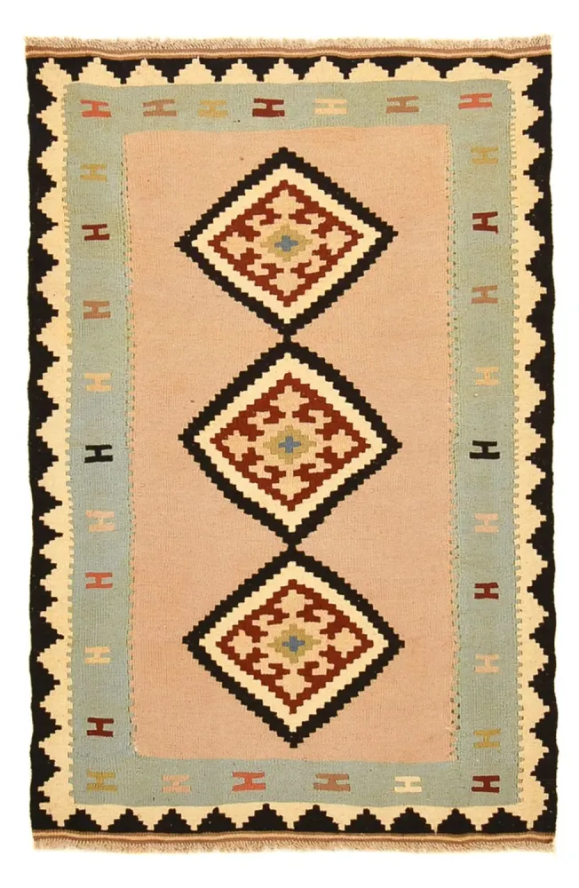 Kelimteppe - Orientalsk - 155 x 100 cm - flerfarget