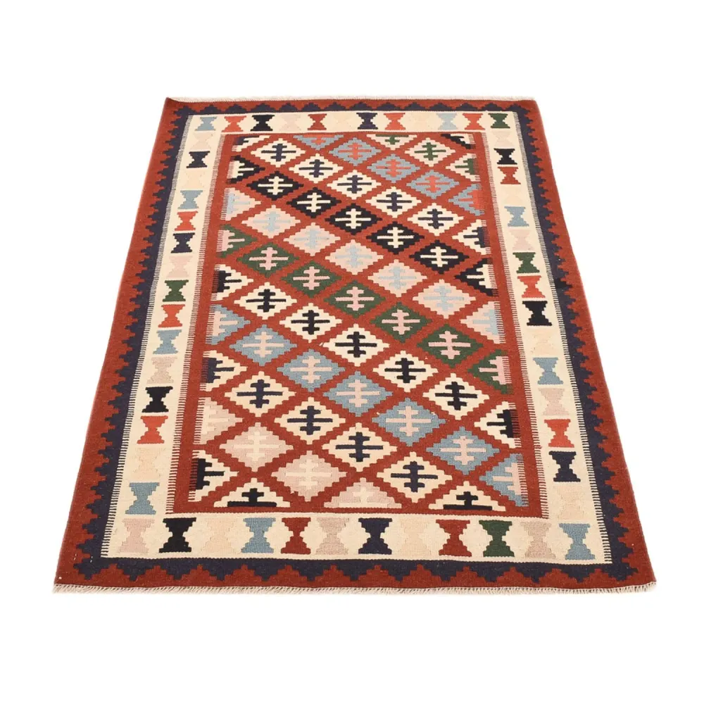 Kelimteppe - Orientalsk - 155 x 100 cm - flerfarget