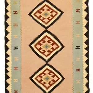 Kelimteppe - Orientalsk - 155 x 100 cm - flerfarget