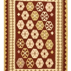 Kelimteppe - Orientalsk - 155 x 100 cm - flerfarget