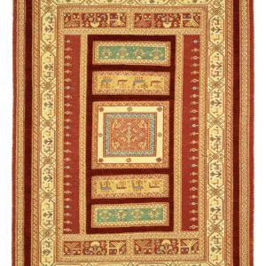 Kelimteppe - Orientalsk - 155 x 111 cm - flerfarget