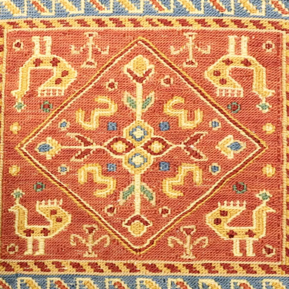 Kelimteppe - Orientalsk - 155 x 111 cm - flerfarget