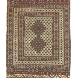 Kelimteppe - Orientalsk - 157 x 100 cm - beige