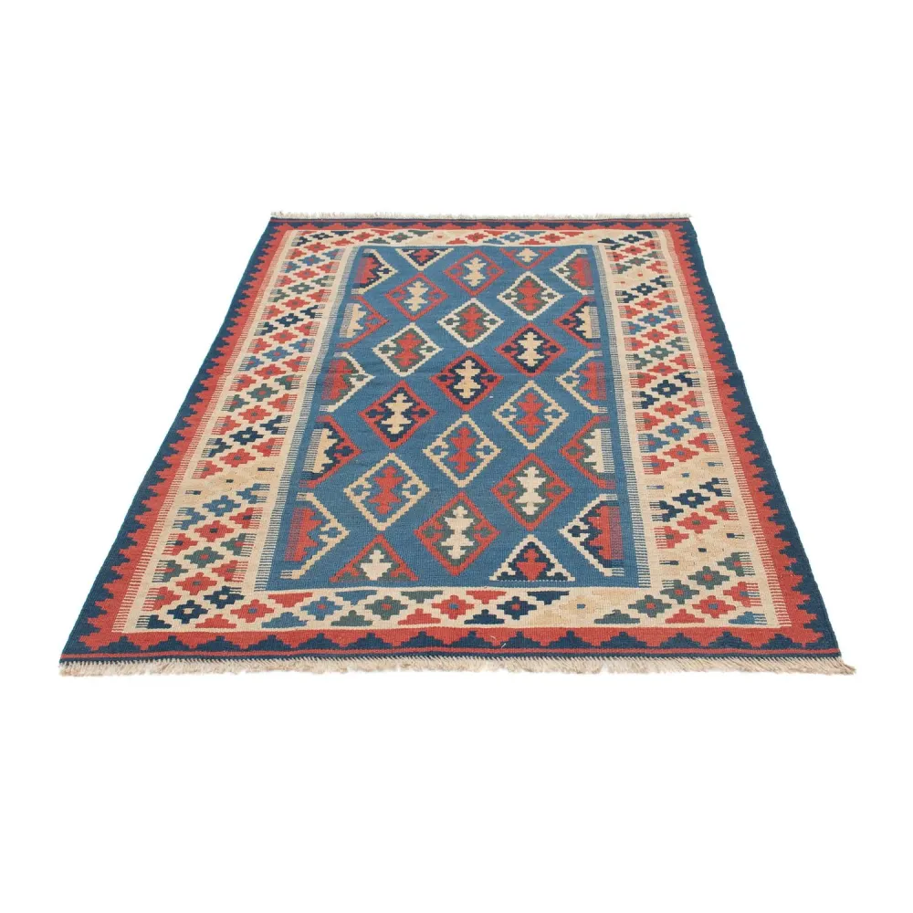 Kelimteppe - Orientalsk - 168 x 114 cm - blå
