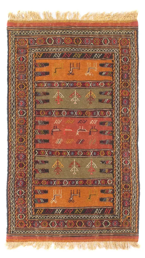 Kelimteppe - Orientalsk - 170 x 100 cm - flerfarget