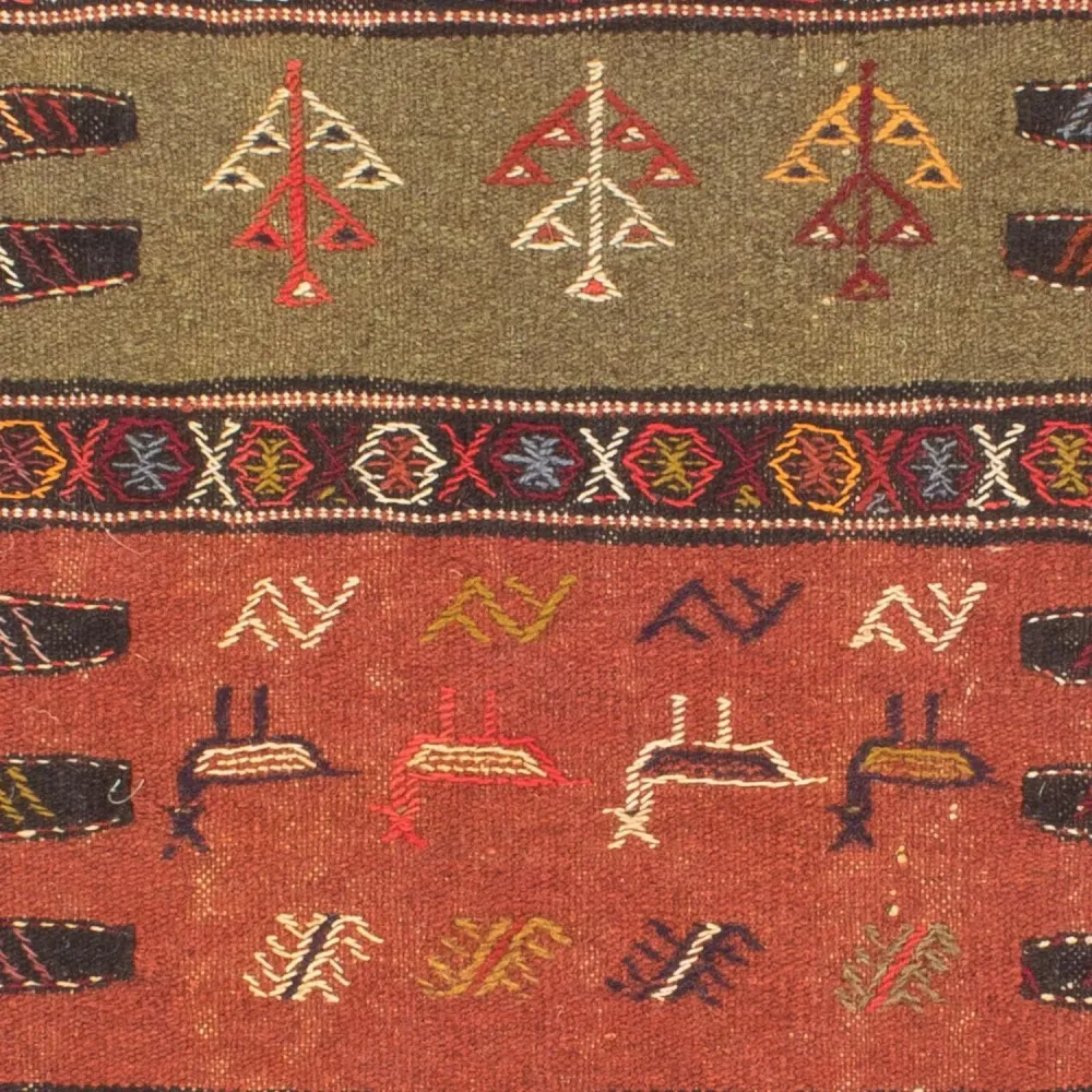 Kelimteppe - Orientalsk - 170 x 100 cm - flerfarget