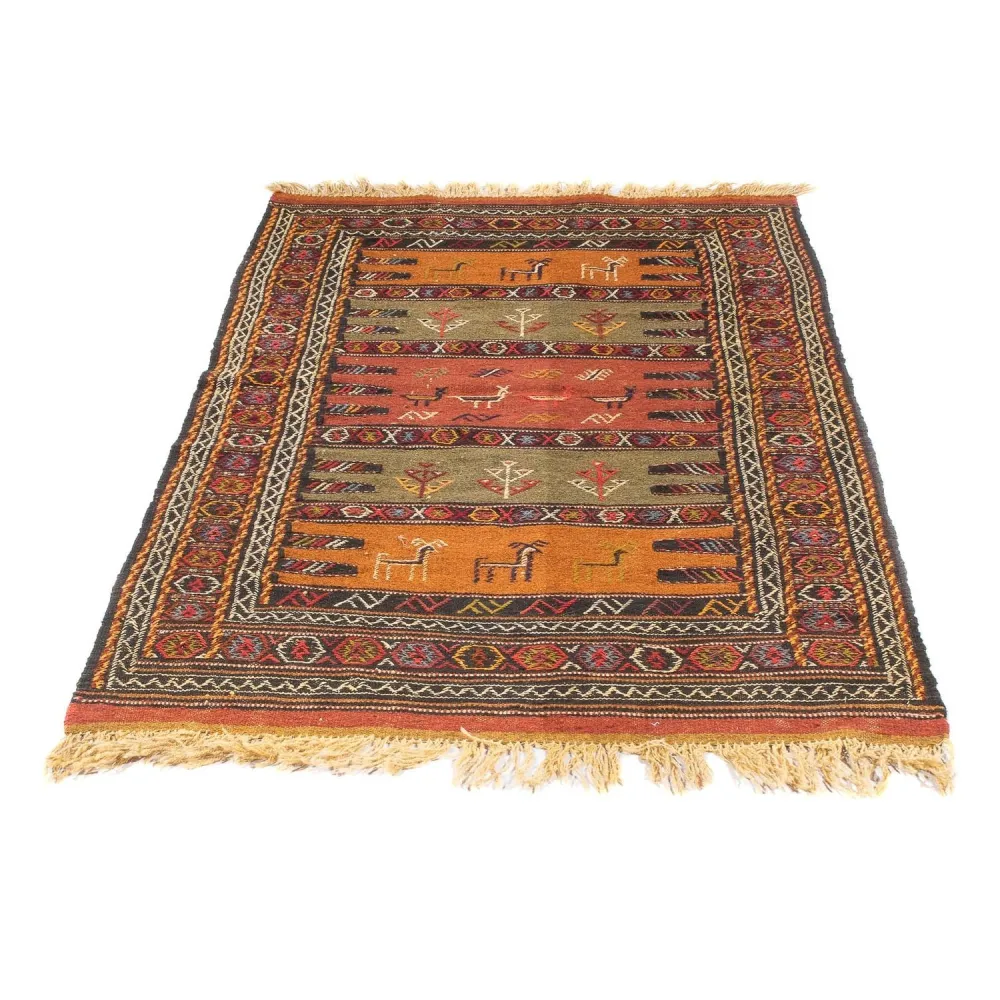 Kelimteppe - Orientalsk - 170 x 100 cm - flerfarget