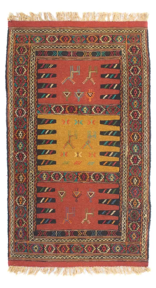 Kelimteppe - Orientalsk - 170 x 100 cm - flerfarget