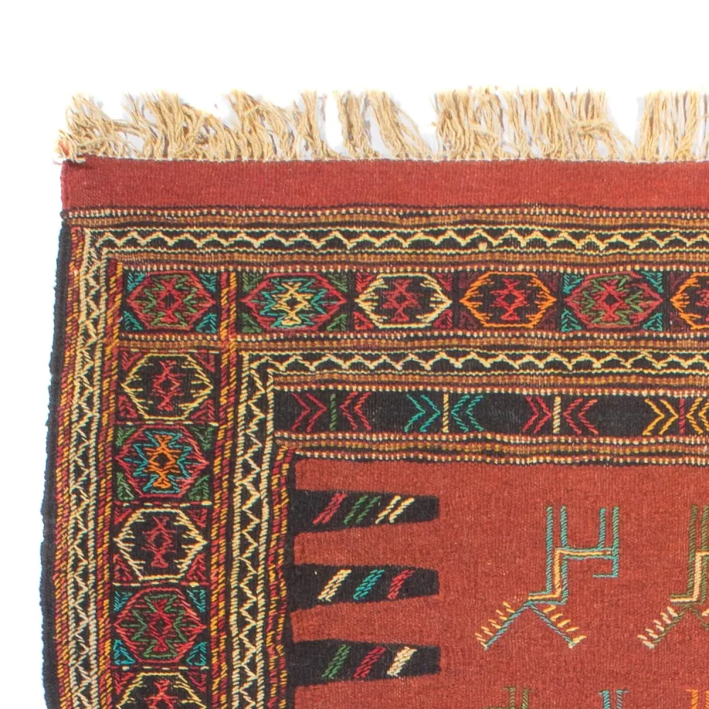 Kelimteppe - Orientalsk - 170 x 100 cm - flerfarget