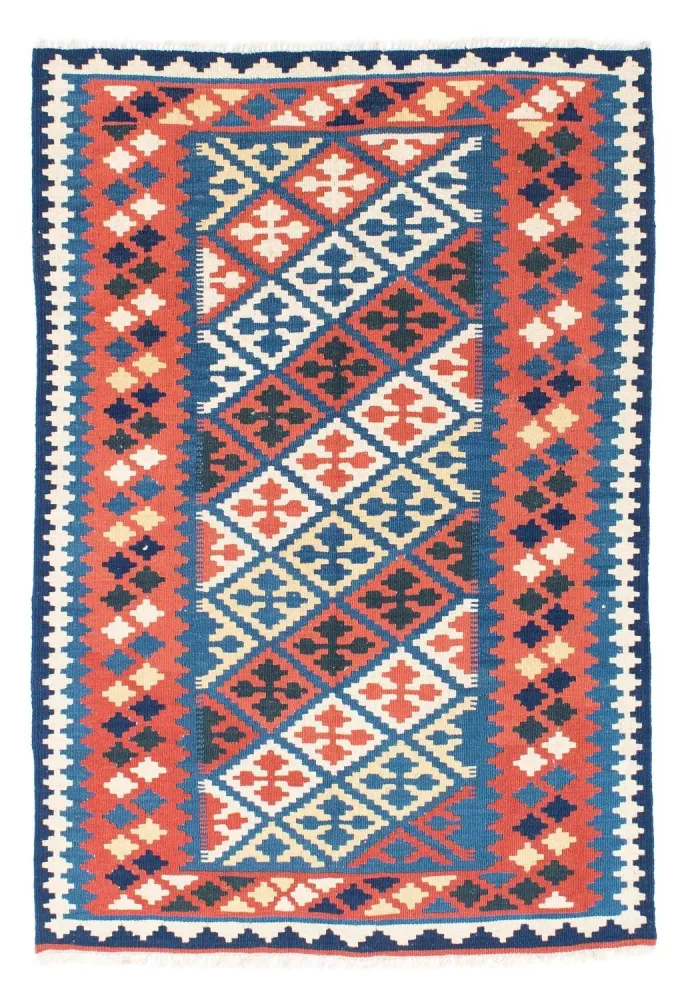 Kelimteppe - Orientalsk - 170 x 115 cm - blå