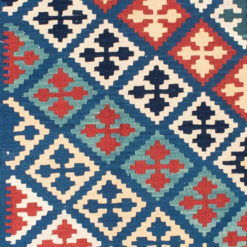 Kelimteppe - Orientalsk - 170 x 128 cm - blå