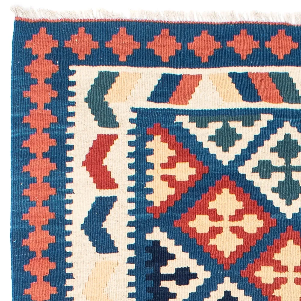 Kelimteppe - Orientalsk - 170 x 128 cm - blå