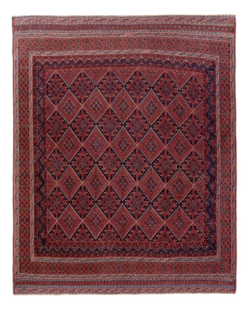 Kelimteppe - Orientalsk - 172 x 132 cm - flerfarget