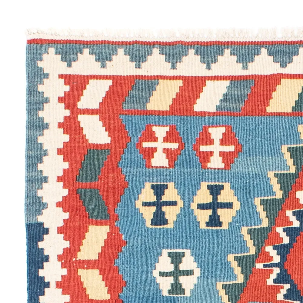Kelimteppe - Orientalsk - 173 x 118 cm - blå