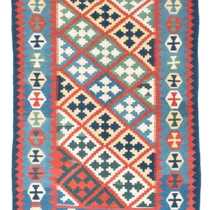 Kelimteppe - Orientalsk - 175 x 124 cm - blå