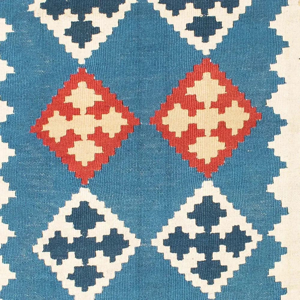 Kelimteppe - Orientalsk - 177 x 117 cm - blå