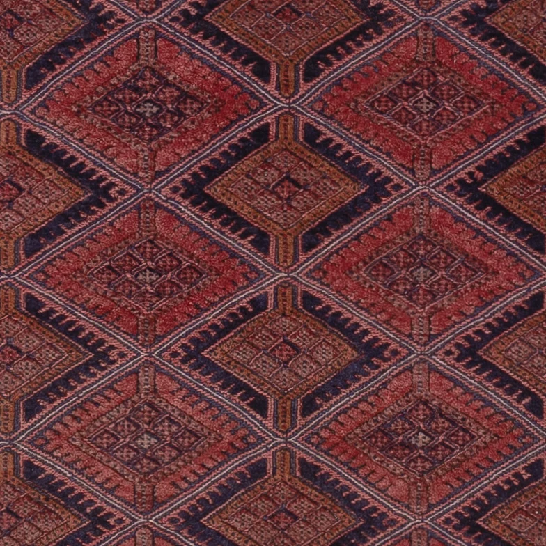 Kelimteppe - Orientalsk - 177 x 148 cm - mørk rød