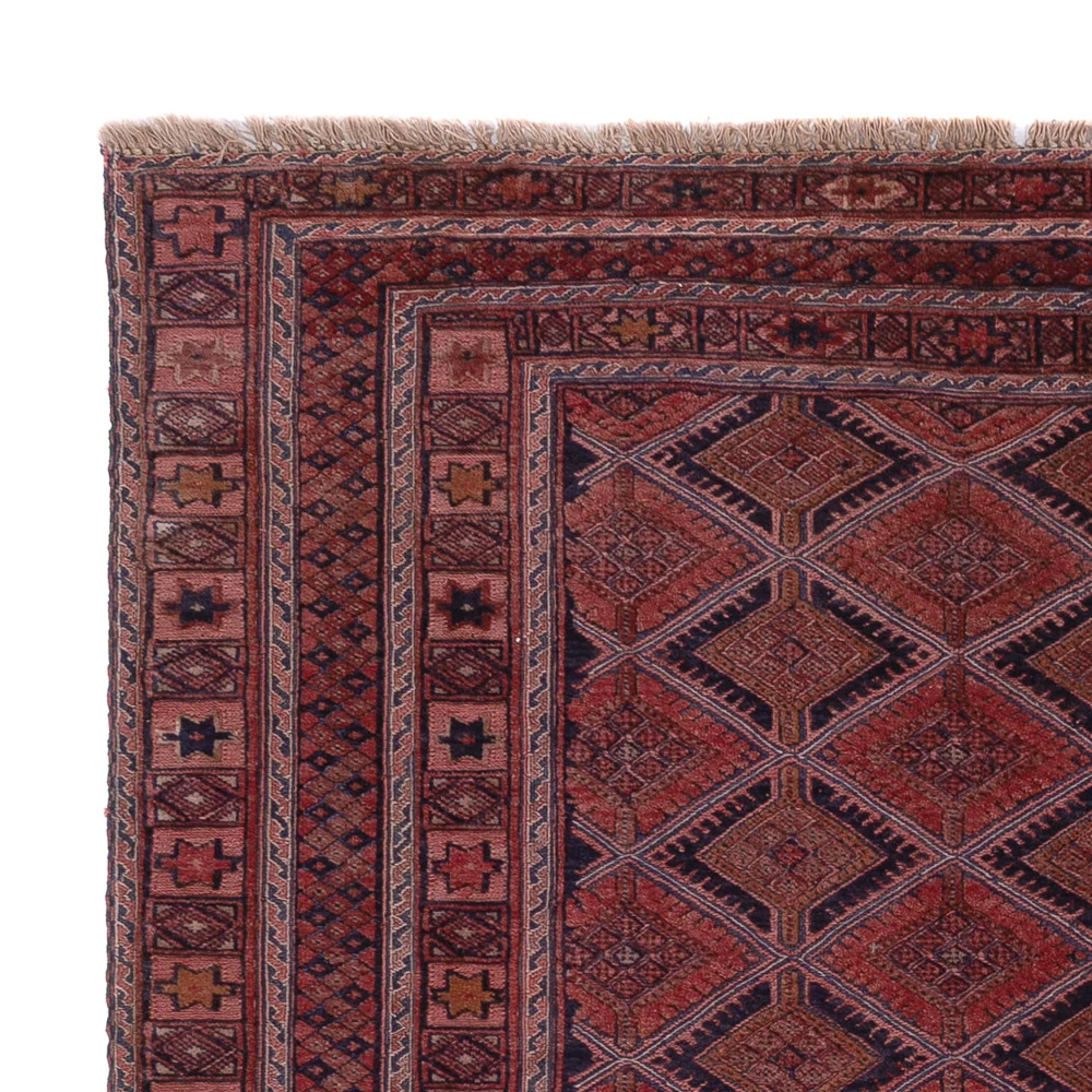 Kelimteppe - Orientalsk - 177 x 148 cm - mørk rød