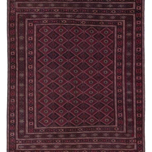 Kelimteppe - Orientalsk - 178 x 155 cm - mørk rød