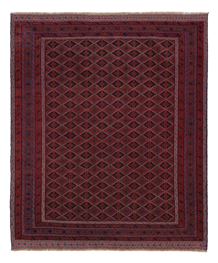 Kelimteppe - Orientalsk - 179 x 151 cm - mørk rød