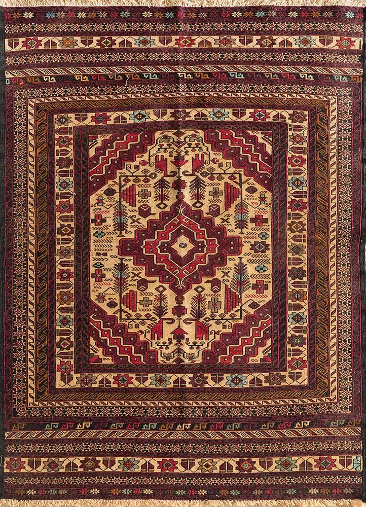 Kelimteppe - Orientalsk - 180 x 120 cm - oransje