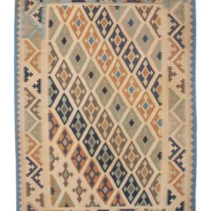 Kelimteppe - Orientalsk - 180 x 130 cm - flerfarget
