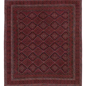 Kelimteppe - Orientalsk - 180 x 131 cm - mørk rød