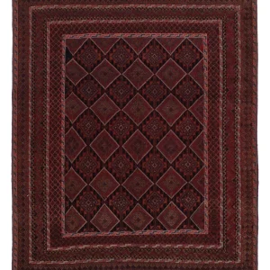 Kelimteppe - Orientalsk - 180 x 141 cm - mørk rød