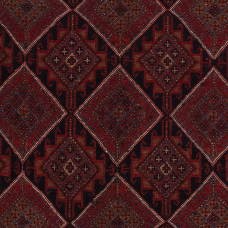Kelimteppe - Orientalsk - 180 x 141 cm - mørk rød