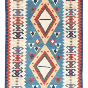 Kelimteppe - Orientalsk - 183 x 116 cm - turkis
