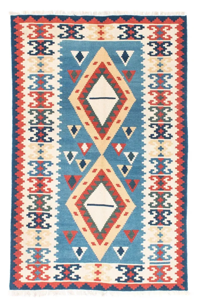 Kelimteppe - Orientalsk - 183 x 116 cm - turkis