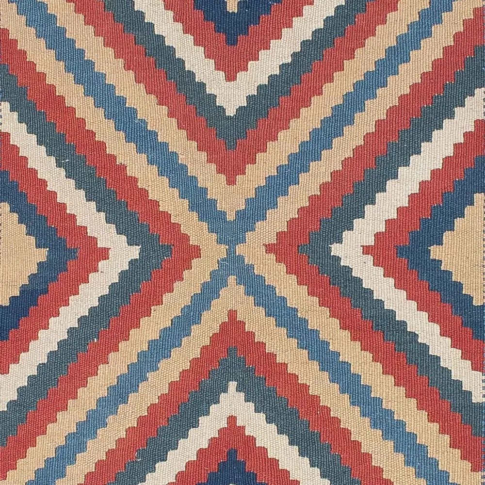 Kelimteppe - Orientalsk - 183 x 124 cm - blå