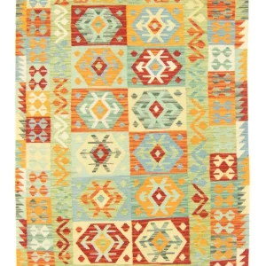 Kelimteppe - Orientalsk - 183 x 125 cm - farget