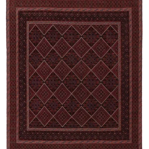 Kelimteppe - Orientalsk - 183 x 141 cm - mørk rød