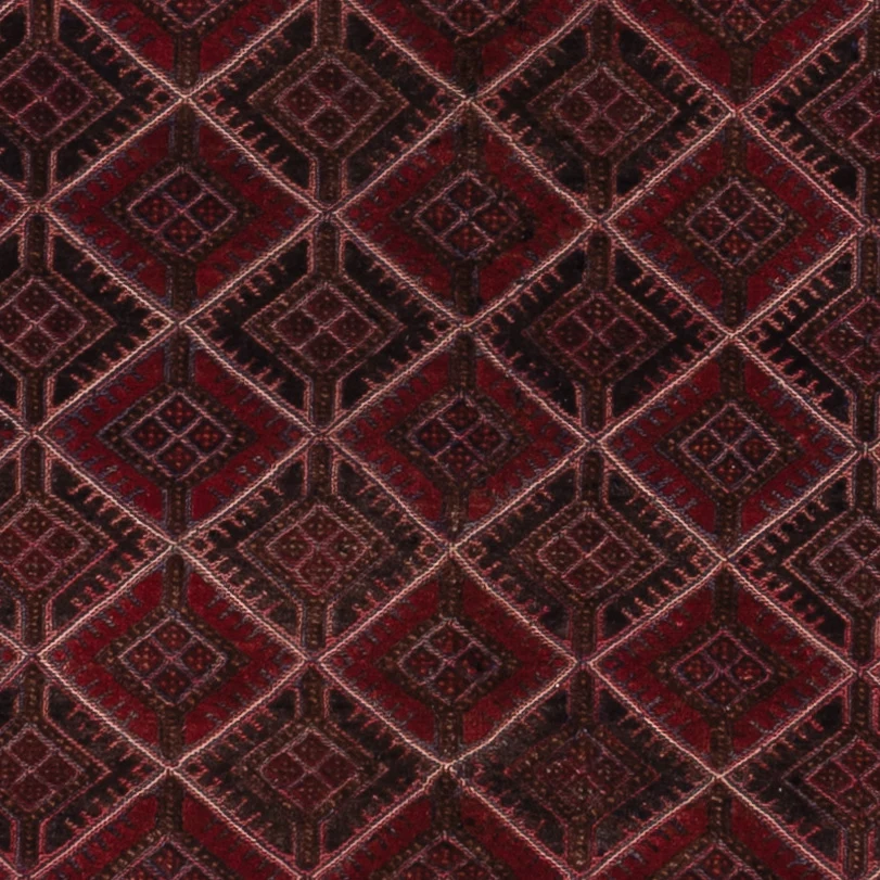 Kelimteppe - Orientalsk - 184 x 155 cm - mørk rød