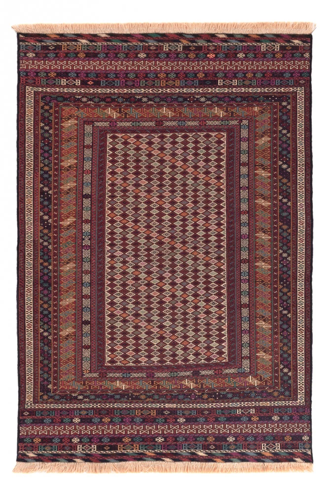 Kelimteppe - Orientalsk - 186 x 120 cm - flerfarget