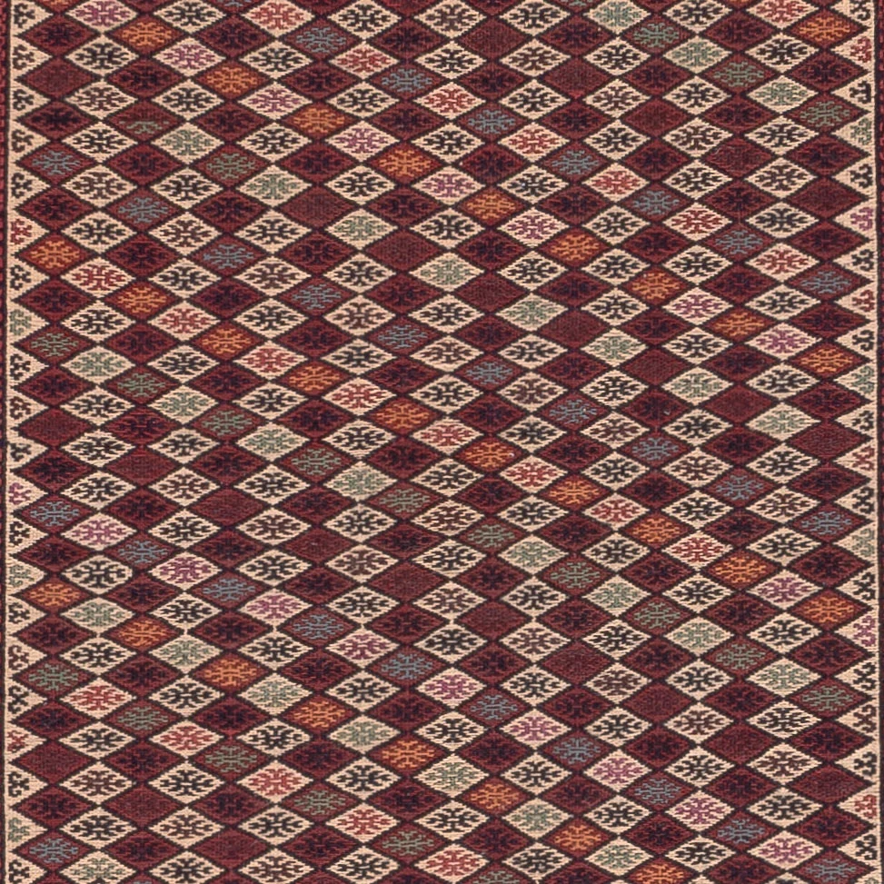 Kelimteppe - Orientalsk - 186 x 120 cm - flerfarget