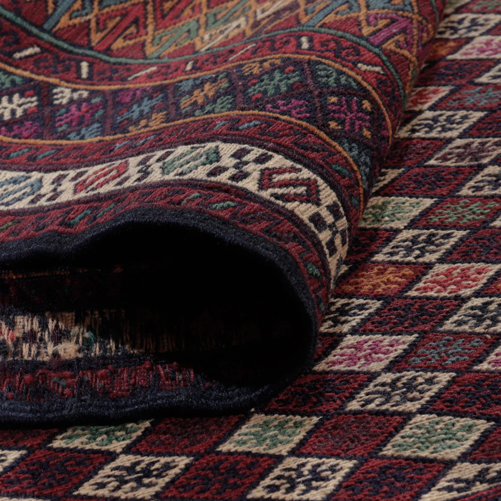 Kelimteppe - Orientalsk - 186 x 120 cm - flerfarget