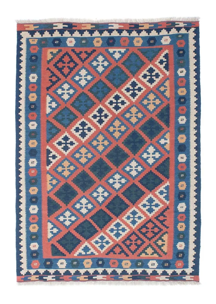 Kelimteppe - Orientalsk - 186 x 133 cm - flerfarget