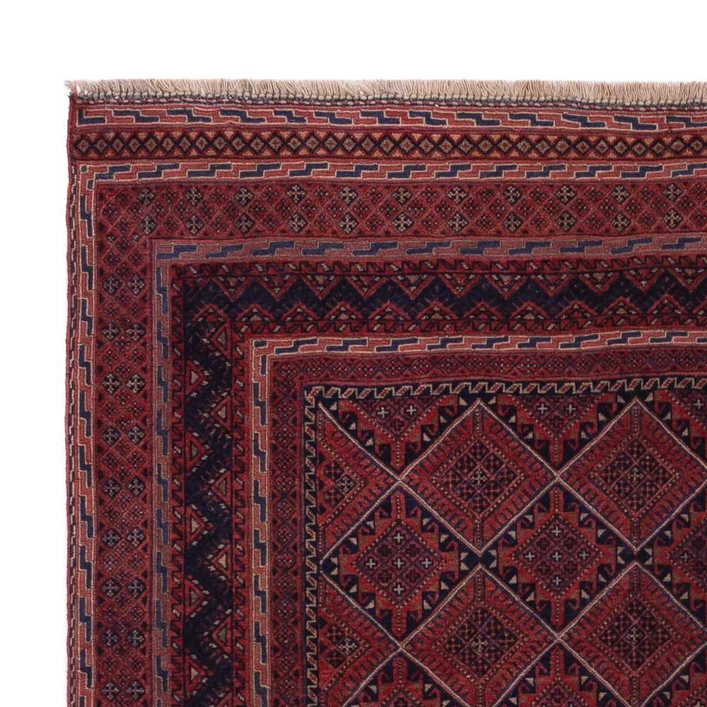 Kelimteppe - Orientalsk - 186 x 143 cm - mørk rød
