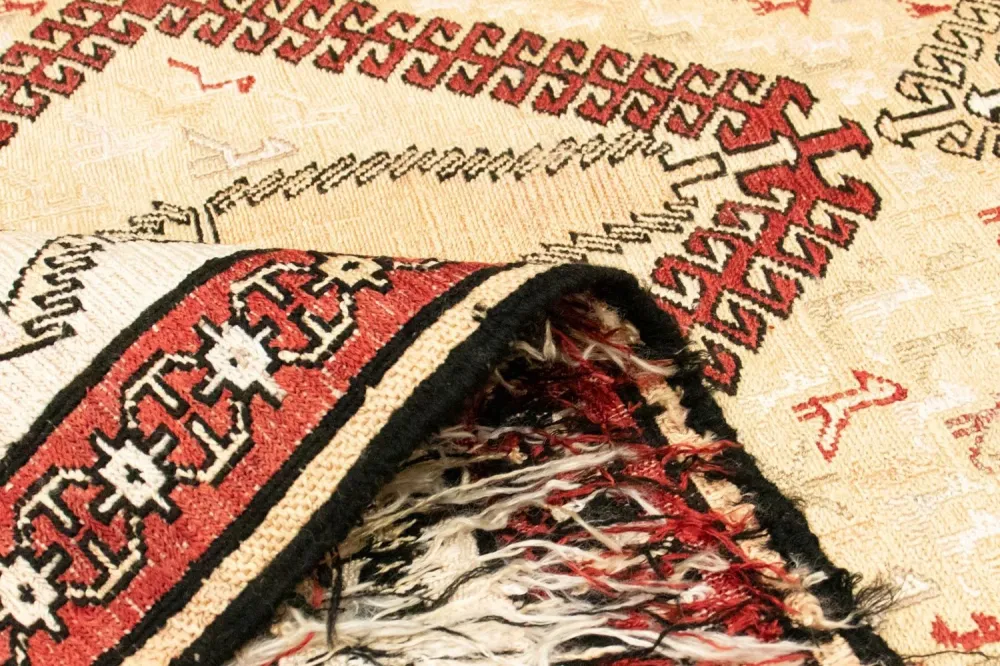 Kelimteppe - Orientalsk - 187 x 126 cm - beige