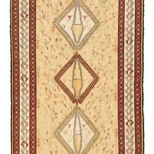Kelimteppe - Orientalsk - 187 x 126 cm - beige